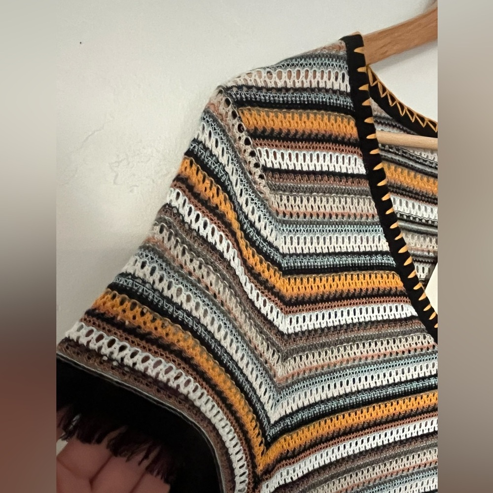 Lisa Todd “Bonfire” open knit boho maxi dress - Picture 2 of 6